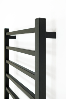 Grois Alex Электрический полотенцесушитель GR101 40х60 П6 9005 U Черный от интернет-магазина Purezza 