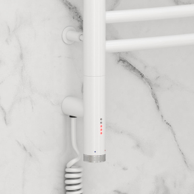 Сунержа Богема 3.0 выгнутая Электрический полотенцесушитель 800х500 Белый от интернет-магазина Purezza 