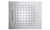 BOSSINI DREAM/2 CROMOTHERAPY Потолочный душ 570 х 470 мм с хромотерапией, 2 режима: тропический душ, каскад, 4 светодиода LED RGB, для установки в подвесной потолок H38905.030  от интернет-магазина Purezza 