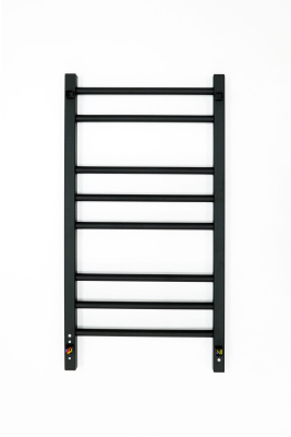 Grois Nex Электрический полотенцесушитель GR112 40х80 П8 9005 U Черный от интернет-магазина Purezza 
