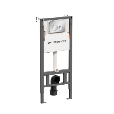Ceramicanova Balance Система инсталляции для унитазов с кнопкой смыва Circle CN121001CH от интернет-магазина Purezza 