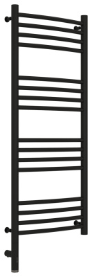 Сунержа Богема 3.0 выгнутая Электрический полотенцесушитель 1000х400 Матовый черный от интернет-магазина Purezza 