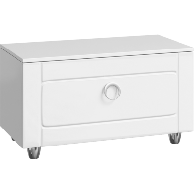 AQWELLA Infinity Тумба дополнительная 80х40 Inf.03.08 Белый глянец от интернет-магазина Purezza 