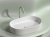 Ceramicanova Element Умывальник чаша накладная овальная 60.8х38.5 CN6048MW Белый матовый от интернет-магазина Purezza 