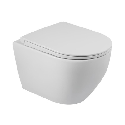 Cezares STYLUS Унитаз подвесной безободковый CZR-513-TH-R Белый от интернет-магазина Purezza 