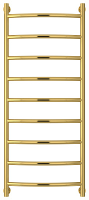 Сунержа Галант+ Водяной полотенцесушитель 1200х500 03-0200-1250 Золото от интернет-магазина Purezza 