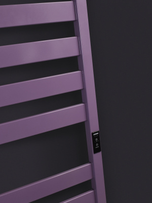 INDIGO Oktava Slim 5 Электрический полотенцесушитель 600х500 LСLOKS5E60-50PCRt Красно-сиреневый от интернет-магазина Purezza 