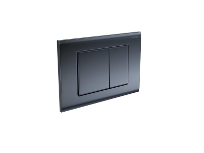 Aquatek Панель смыва для инсталляции оружейная сталь матовая (клавиши квадратные) PNS-0000004 Pneumo S, пневматическое управление от интернет-магазина Purezza 