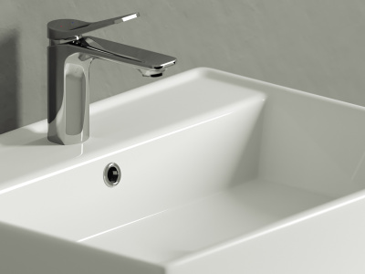 Ceramicanova Element Умывальник чаша накладная прямоугольная 59х44,5 CN6046 Белый от интернет-магазина Purezza 