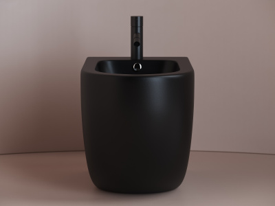 Ceramicanova Metropol Напольное биде CN4005MB Черный матовый от интернет-магазина Purezza 