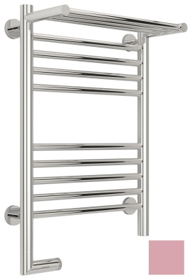 Сунержа Богема с полкой 2.0 Электрический полотенцесушитель 600х400 Светло-розовый от интернет-магазина Purezza 