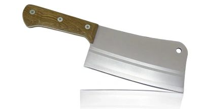 Hatamoto HN-HH190 Кухонный топорик для рубки мяса и костей, длина лезвия 185 мм, сталь SUS420J2 от интернет-магазина Purezza 