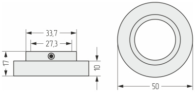 Сунержа Отражатель TUBE 3/4" 12-1029-0002 Белый от интернет-магазина Purezza 