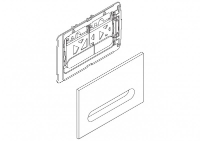 BelBagno PROSPERO BB004-PR-BIANCO Кнопка смыва цвет белый от интернет-магазина Purezza 