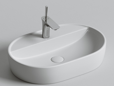 Ceramicanova Element Умывальник чаша накладная овальная 60х40 CN6035 Белый от интернет-магазина Purezza 