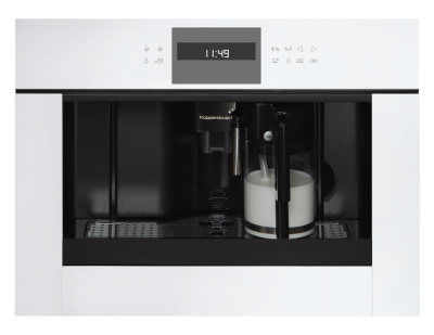 Kuppersbusch Кофемашина встраиваемая CKV 6550.0 W белое стекло от интернет-магазина Purezza 
