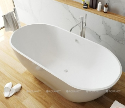 Aquanet Family Stone Ванна из искусственного камня 170х80х58 AQ-00332887 от интернет-магазина Purezza 
