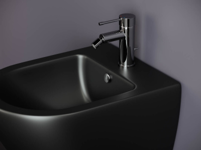 Ceramicanova Metropol Подвесное биде CN4003MB Черный матовый от интернет-магазина Purezza 