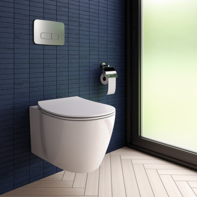 Ideal Standard OLEAS M3 Механическая панель смыва R0123JG Хром матовый от интернет-магазина Purezza 