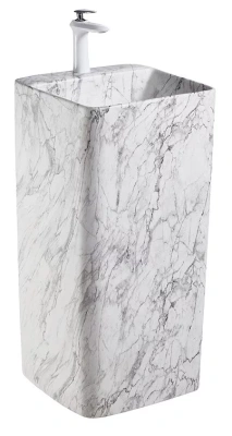 SantiLine Раковина напольная 42х41 SL-4005MM Мрамор от интернет-магазина Purezza 