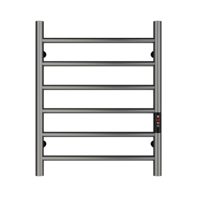 Maxonor IDEAL Электрический полотенцесушитель 600х500 PL-TRE10SS6-9 (50) Матовый графит от интернет-магазина Purezza 