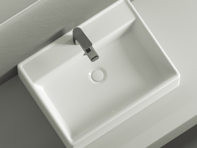 Ceramicanova Element Умывальник чаша накладная прямоугольная 59х44,5 CN6046 Белый от интернет-магазина Purezza 