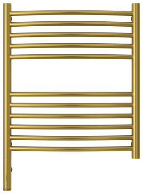 Сунержа Богема 3.0 выгнутая Электрический полотенцесушитель 600х500 Состаренная латунь от интернет-магазина Purezza 