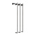 Maxonor EASY Электрический полотенцесушитель 1000х505  PL-TRE07BR3-19 (45) Графит от интернет-магазина Purezza 