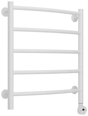 Стилье Формат 12 Электрический полотенцесушитель 600х500 Матовый белый от интернет-магазина Purezza 