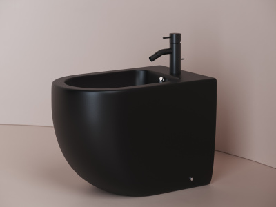 Ceramicanova Metropol Напольное биде CN4005MB Черный матовый от интернет-магазина Purezza 