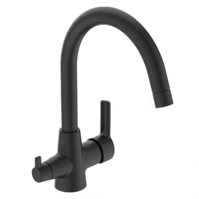 Ideal Standard VIDIMA UNO Смеситель для кухонной мойки BA356XG Матовый черный от интернет-магазина Purezza 