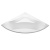 Excellent Glamour Акриловая ванна 150х150 WAEX.GLA15WH от интернет-магазина Purezza 
