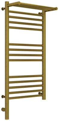 Сунержа Богема с полкой 3.0 Электрический полотенцесушитель 800х400 Состаренная бронза от интернет-магазина Purezza 