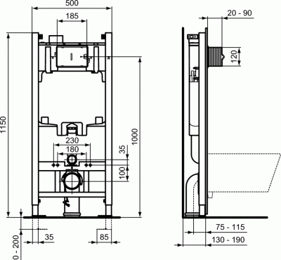 Ideal Standard Промо-комплект ProSys 2.0. TESI (R046367 + T007901 + T352701) RT007902 от интернет-магазина Purezza 
