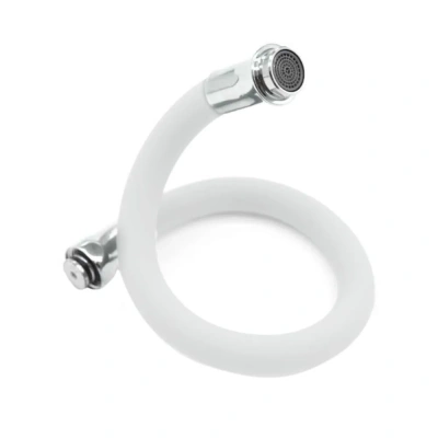 Shevanik Излив силиконовый гибкий SL01 Белый от интернет-магазина Purezza 