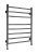 Grois Laura Полотенцесушитель электрический GR132 50x80 П8 grey L Ф32 Серый от интернет-магазина Purezza 