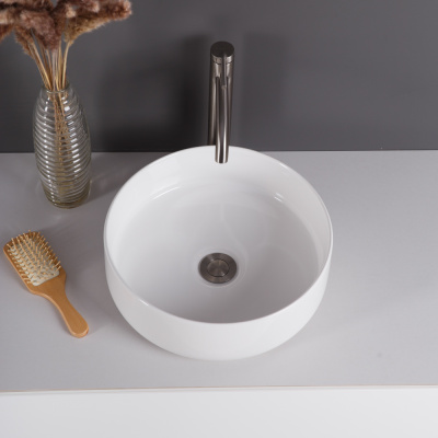 BelBagno BB1357 Накладная раковина круглая 36 см от интернет-магазина Purezza 