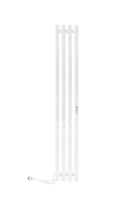 INDIGO Style 4 PRO Полотенцесушитель электрический 1200х180 LSPRE120-18WMRt Матовый белый от интернет-магазина Purezza 